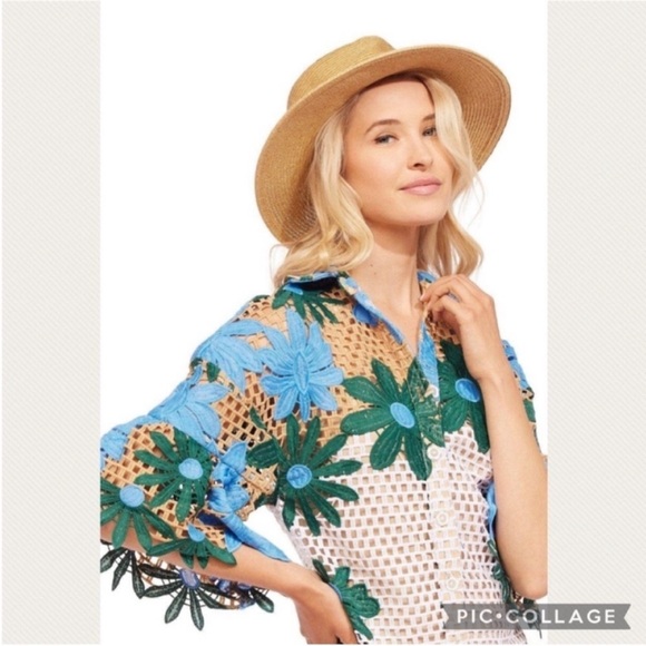 :Price Firm: Anthropologie Eva Franco Gaia Dress in Petal Republic - Picture 15 of 15